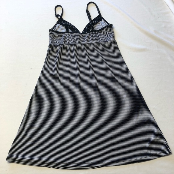 MARILYN Monroe Black & White Striped Chemise Size Small - Picture 4 of 11